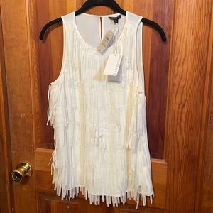Ann Taylor Fringe Top - Size 6 - new with tags